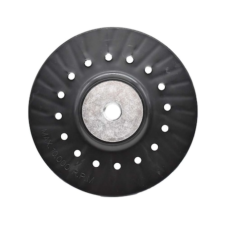 Superior Pads And Abrasives 6 Inch Angle Grinder Backing Pad for Resin Fiber Disc with 5/8 Inch-11 Locking Nut BP60